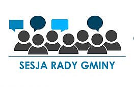 ikonki osób z dymkami dyskusji, pod nimi napis Sesja Rady Gminy