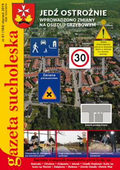 okładka Gazety Sucholeskiej numer 1/2019