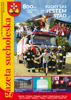 okładka Gazeta Sucholeskiej nr 8/2018