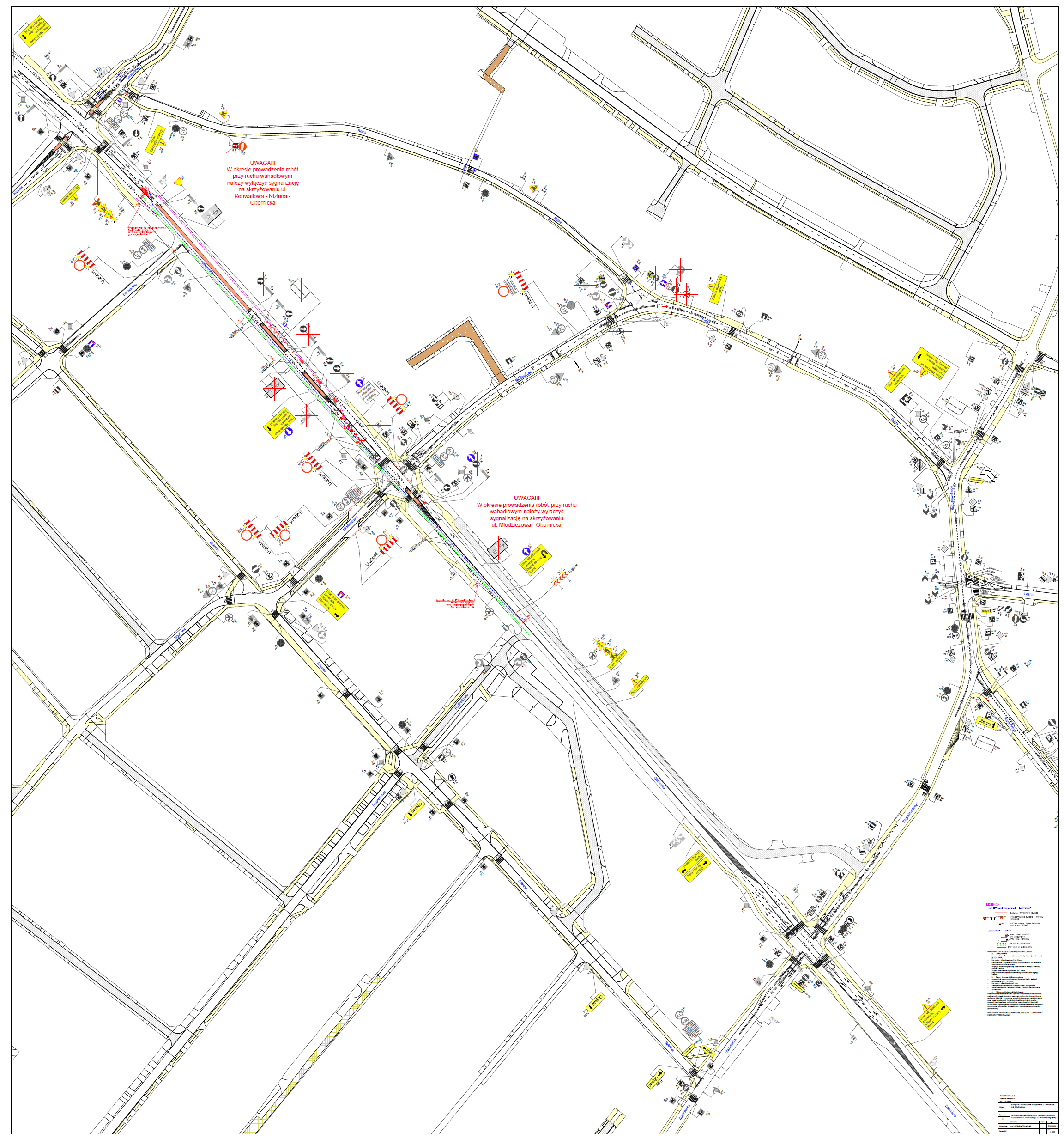 mapa - rejon ulicy Młodzieżowej w Suchym Lesie