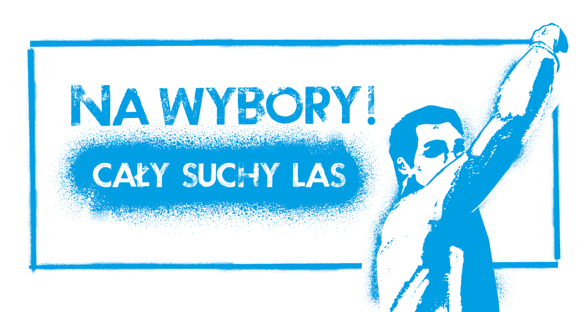 baner zachęcający do głosowania w wyborach