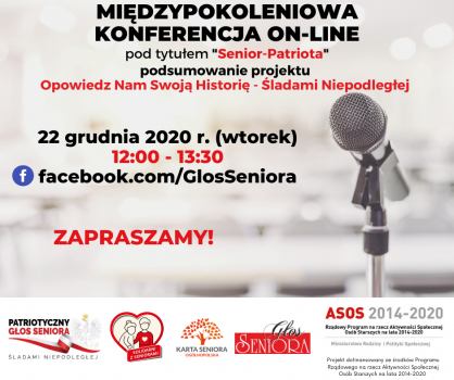 Zaproszenie na konferencję Senior-Patriota-GS