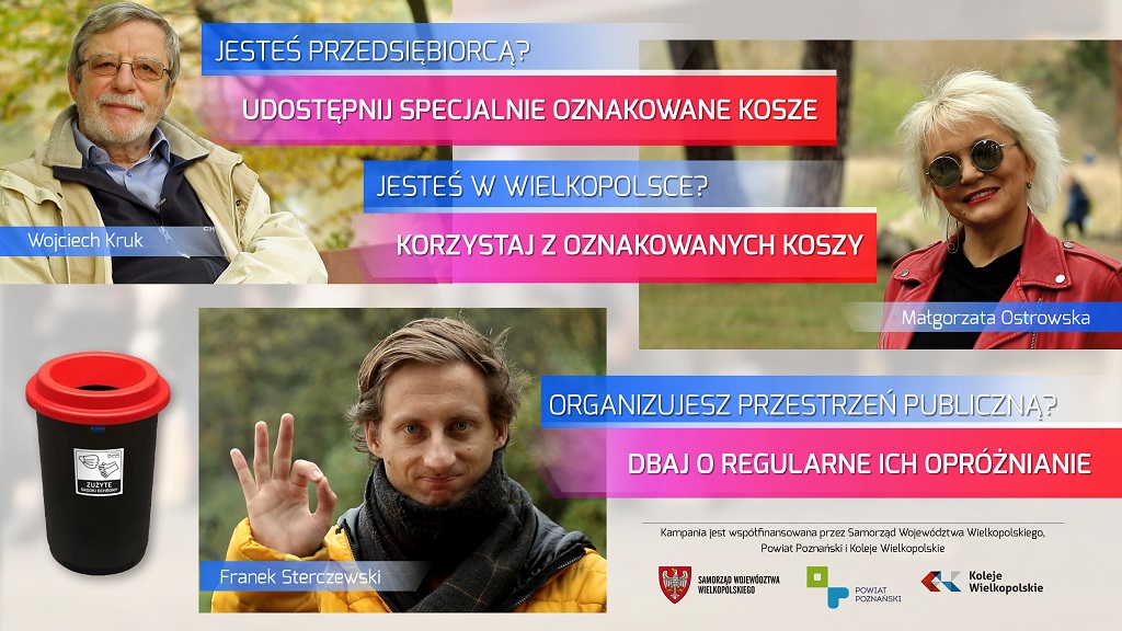 plakat promujący akcję społeczną "Spotjamy się zdrowi w czystym środowisku"