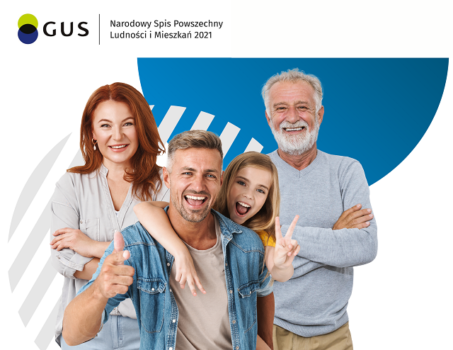 Plakat promujący Narodowy Spis Powszechny