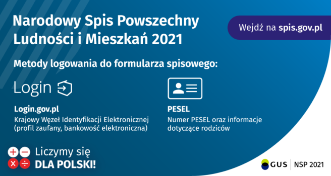baner o narodowym spisie