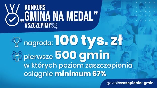 Ikonografika dotycząca konkursu "Gmina na Medal"