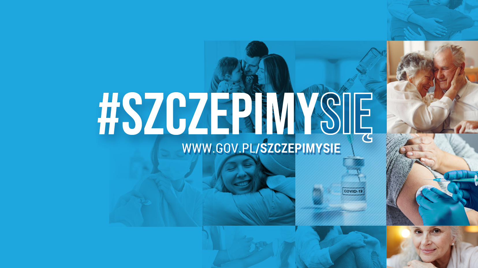 plakat, infografika promujący szczepienia