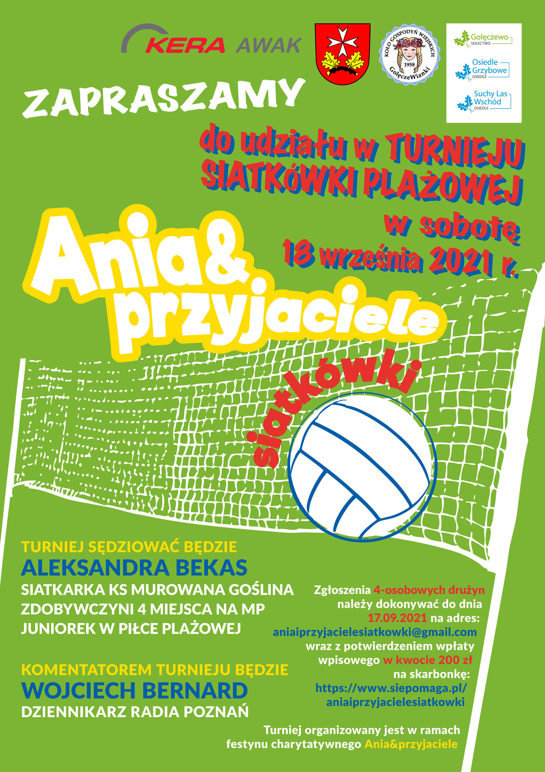 Ania i przyjaciele - turniej siatkówki plażowej