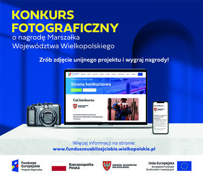 Plakat informujący o konkursie.