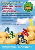 Plakat informujący o rajdzie rowerowym.