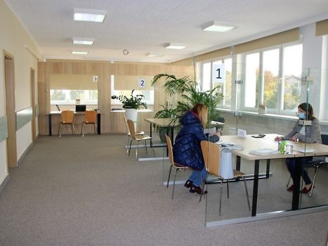 Sala obsługi interesanta Urzędu Gminy suchy Las.