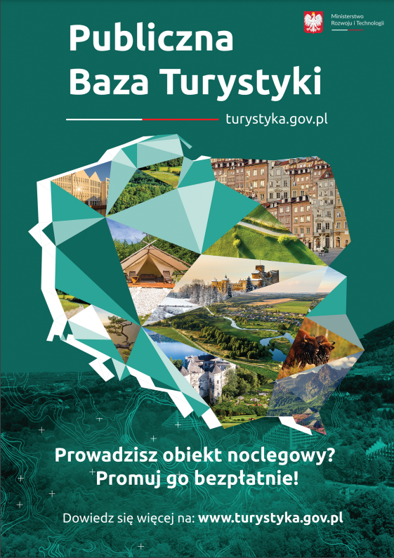 Publiczna Baza Turystyki, turystyka.gov.pl, Prowadzisz obiekt noclegowy? Promuj go bezpłatnie. 