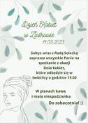 Dzień Kobiet w Złotkowie -plakat do wydarzenia