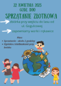 plakat - sprzątanie Złotkowa