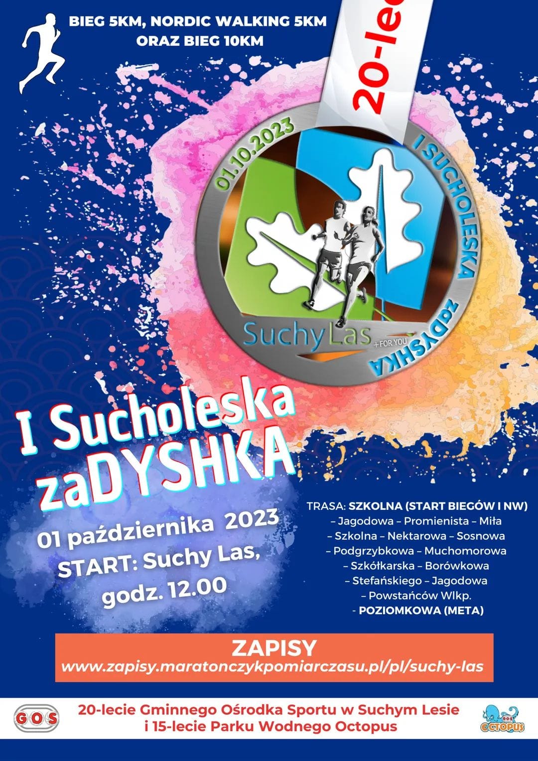 I Sucholeska zaDYSHKA - plakat informacyjny
