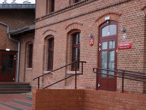Na zdjęciu front budynku Straży Gminnej.