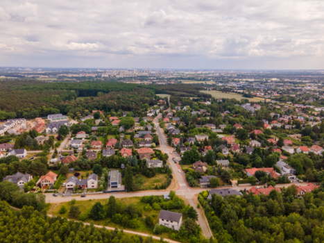 Zdjęcie lotnicze Suchy Las Wschód