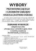 Wybory Złotniki Osiedle 2024