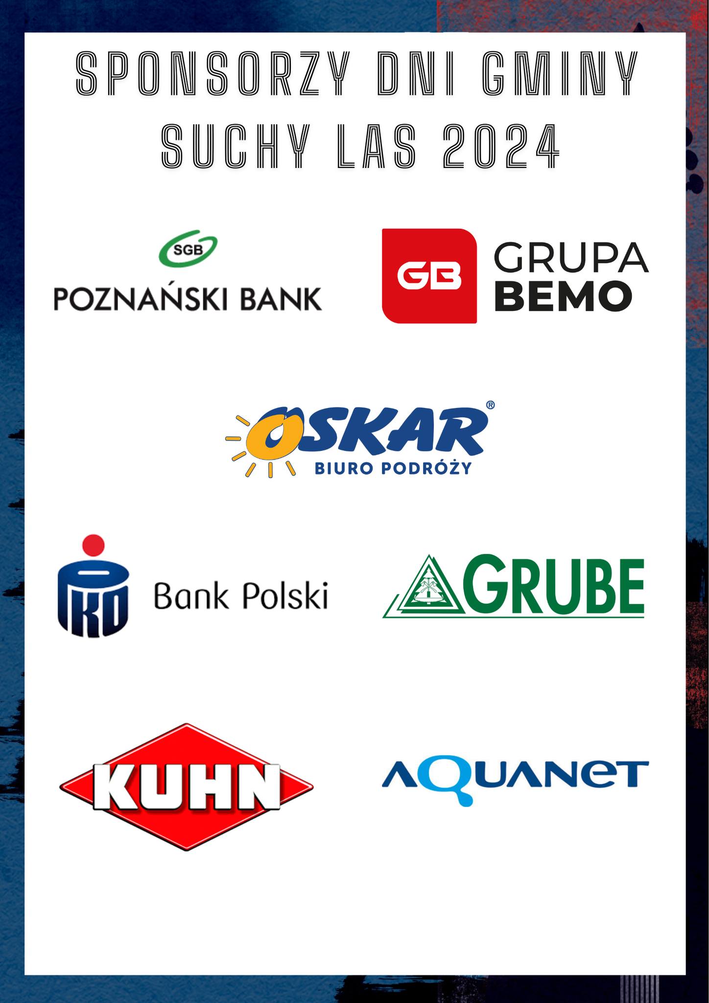 sponsorzy Dni Gminy Suchy Las 2024