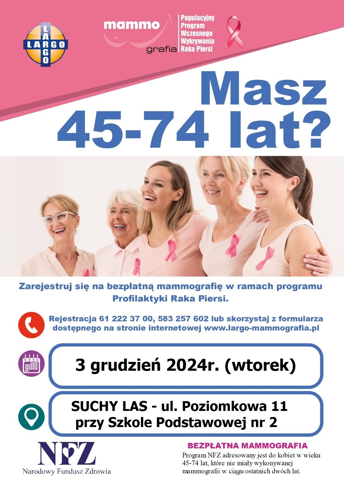 Plakat mammografia