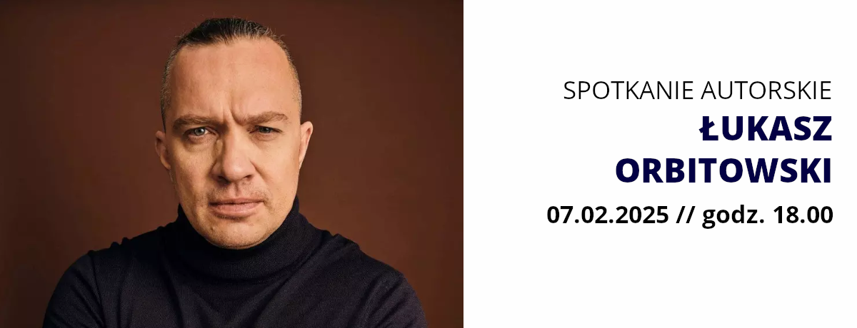 zdjęcie - zbliżenie na twarz Łukasz Orbitwski