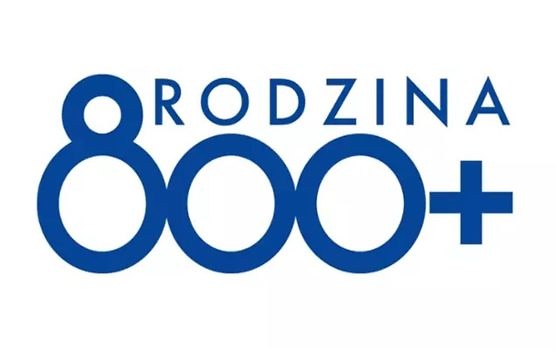 Logo programu 800 plus.