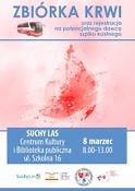 zbiórka krwi, suchy las, 8 marca 2025