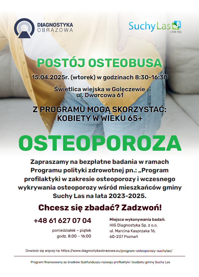 plakat - postój osteobusa