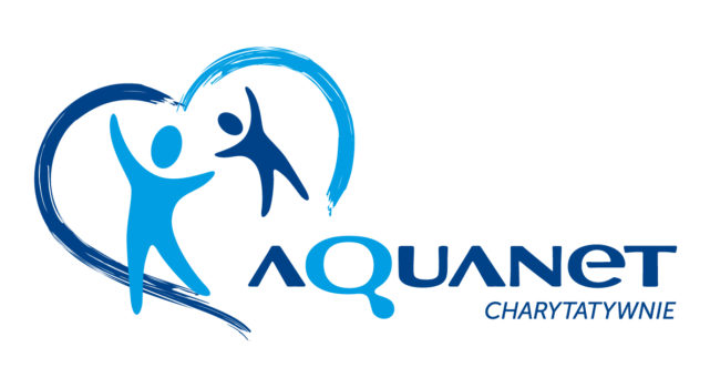 Logo Aquanetu dotyczące działań charytatywnych