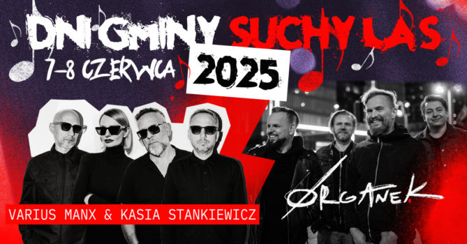 Baner z wykonawcami Dni Gminy