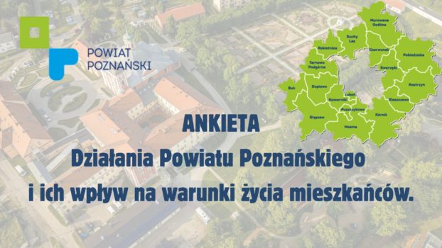 Baner informujący o ankiecie.