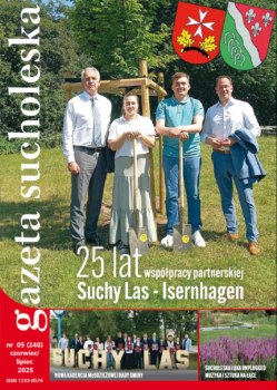Okładka czerwcowo/lipcowego wydania Gazety Sucholeskiej.