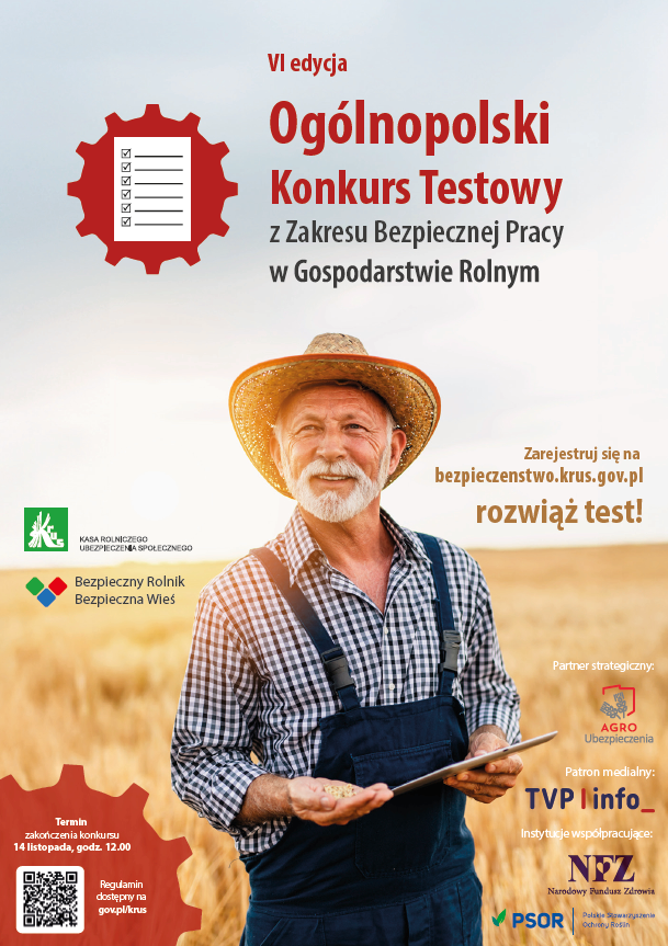 plakat z informacją o konkursie