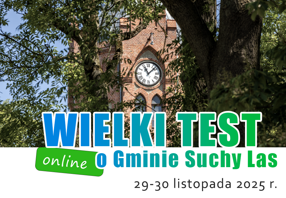 Wielki test o Gminie Suchy Las on-line 29-20 listopada 2025