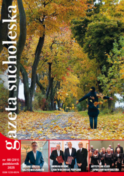Okładka październikowego wydania Gazety Sucholeskiej.