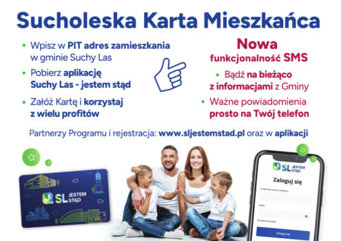 Informacje zawarte w poście oraz rodzina 4 osobowa, w tle karta i telefon.