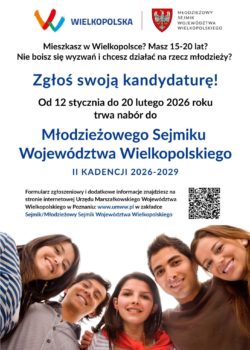 Plakat informujący o naborze.