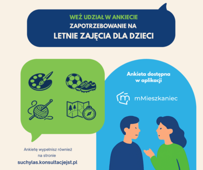 WEŹ UDZIAŁ W ANKIECIE Letni wypoczynek dla dzieci