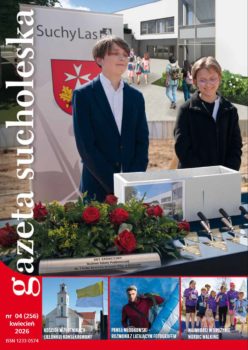 Okładka kwietniowego wydania Gazety Sucholeskiej