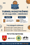 plakat informujący o turnieju