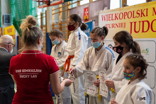 Dekoracja medalowa uczestników turnieju.